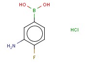 3-AMINO-4-FLUOROPHENYLBORONIC ACID HYDROCHLORIDE