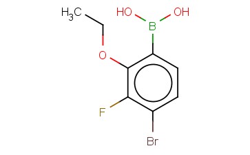 BROMO-2-ETHOXY-3-<span class='lighter'>FLUOROPHENYLBORONIC</span> ACID