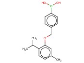 4-[(2-<span class='lighter'>异</span>丙基-5-甲基<span class='lighter'>苯</span><span class='lighter'>氧基</span>)甲基]<span class='lighter'>苯</span><span class='lighter'>硼酸</span>