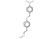 4-[(4'-(2-甲<span class='lighter'>氧基</span>乙基)<span class='lighter'>苯</span><span class='lighter'>氧基</span>)甲基]苯基<span class='lighter'>硼酸</span>