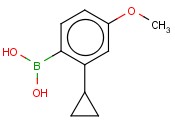 4-<span class='lighter'>Methoxy</span>-6-cyclopropylphenylboronic acid