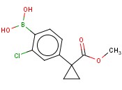 2-<span class='lighter'>CHLORO</span>-4-(1-(METHOXYCARBONYL)CYCLOPROPYL)<span class='lighter'>PHENYLBORONIC</span> ACID