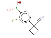 4-(1-CYANOCYCLOBUTYL)-<span class='lighter'>2-FLUOROPHENYLBORONIC</span> ACID