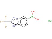 2-(TRIFLUOROMETHYL)-1H-BENZIMIDAZOLE-5-BORONIC ACID, HYDROCHLORIDE SALT