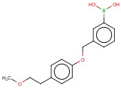 3-((4'-(2-Methoxyethyl)phenoxy)methyl)phenylboronic acid