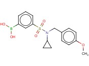 3-[N-<span class='lighter'>环</span><span class='lighter'>丙基</span>-N-(4-甲氧基苄基)磺酰胺]苯基<span class='lighter'>硼酸</span>