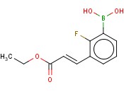 (E)-3-(3-ETHOXY-3-OXOPROP-1-ENYL)-<span class='lighter'>2-FLUOROPHENYLBORONIC</span> ACID
