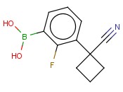 3-(1-CYANOCYCLOBUTYL)-<span class='lighter'>2-FLUOROPHENYLBORONIC</span> ACID