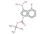 N-BOC-4-<span class='lighter'>BROMOINDOLE</span>-3-BORONIC ACID