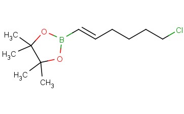 (E)-6-氯-1-己烯基<span class='lighter'>硼酸</span><span class='lighter'>频</span><span class='lighter'>哪</span><span class='lighter'>醇</span><span class='lighter'>酯</span>
