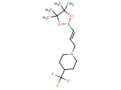 (E)-1-(3-(4,4,5,5-TETRAMETHYL-1,3,2-DIOXABOROLAN-2-YL)ALLYL)-4-(TRIFLUOROMETHYL)PIPERIDINE