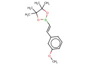 反-2-(3-甲氧苯基)乙烯基<span class='lighter'>硼酸</span><span class='lighter'>频</span><span class='lighter'>哪</span><span class='lighter'>醇</span><span class='lighter'>酯</span>