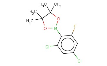 2-(2,4-DICHLORO-6-FLUOROPHENYL)-4,4,5,5-TETRAMETHYL-1,3,2-DIOXABOROLANE