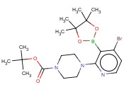 4-[4-BROMO-3-(4,4,5,5-TETRAMETHYL-[1,3,2]DIOXABOROLAN-2-YL)-PYRIDIN-2-YL]-PIPERAZINE-1-CARBOXYLIC ACID TERT-BUTYL ESTER