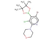 5-BROMO-3-CHLORO-2-(MORPHOLIN-4-YL)PYRIDIN-4-BORONIC ACID PINACOL ESTER