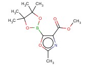 4-OXAZOLECARBOXYLIC ACID, 2-METHYL-5-(4,4,5,5-TETRAMETHYL-1,3,2-DIOXABOROLAN-2-YL)-, METHYL ESTER