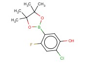 4-氯-2-氟-5-羟基<span class='lighter'>苯</span><span class='lighter'>硼酸</span><span class='lighter'>频</span>那<span class='lighter'>醇</span><span class='lighter'>酯</span>