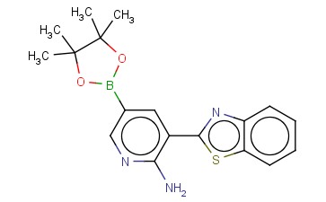 3-(2-BENZOTHIAZOLYL)-5-(4,4,5,5-TETRAMETHYL-1,3,2-DIOXABOROLAN-2-YL)-2-PYRIDINAMINE