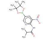 2-METHYL-N-[3-NITRO-5-(4,4,5,5-TETRAMETHYL-1,3,2-DIOXABOROLAN-2-YL)PYRIDIN-2-YL]PROPANAMIDE