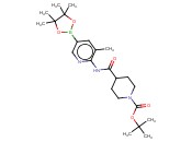 TERT-BUTYL 4-([3-METHYL-5-(4,4,5,5-TETRAMETHYL-1,3,2-DIOXABOROLAN-2-YL)PYRIDIN-2-YL]CARBAMOYL)PIPERIDINE-1-CARBOXYLATE