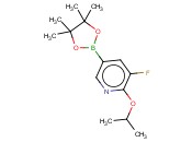3-FLUORO-2-(PROPAN-2-YLOXY)-5-(4,4,5,5-TETRAMETHYL-1,3,2-DIOXABOROLAN-2-YL)PYRIDINE