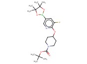 TERT-BUTYL 4-([3-FLUORO-5-(4,4,5,5-TETRAMETHYL-1,3,2-DIOXABOROLAN-2-YL)PYRIDIN-2-YL]OXY)PIPERIDINE-1-CARBOXYLATE