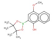 4-METHOXY-2-(4,4,5,5-TETRAMETHYL-1,3,2-DIOXABOROLAN-2-YL)-<span class='lighter'>1-NAPHTHOL</span>