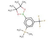 1,3,2-DIOXABOROLANE, 4,4,5,5-TETRAMETHYL-2-[3-(TRIFLUOROMETHYL)-5-(TRIMETHYLSILYL)PHENYL]-
