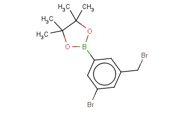 2-(3-BROMO-5-(BROMOMETHYL)PHENYL)-4,4,5,5-TETRAMETHYL-1,3,2-DIOXABOROLANE