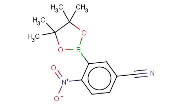 5-氰基-2-<span class='lighter'>硝基苯</span><span class='lighter'>硼酸</span><span class='lighter'>频</span>那<span class='lighter'>醇</span><span class='lighter'>酯</span>