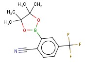 2-(4,4,5,5-TETRAMETHYL-1,3,2-DIOXABOROLAN-2-YL)-4-(TRIFLUOROMETHYL)BENZONITRILE