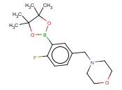 2-FLUORO-5-(MORPHOLINOMETHYL)PHENYLBORONIC ACID, PINACOL ESTER
