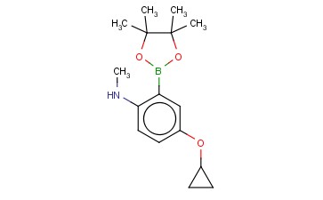 4-CYCLOPROPOXY-N-METHYL-2-(4,4,5,5-TETRAMETHYL-1,3,2-DIOXABOROLAN-2-YL)ANILINE
