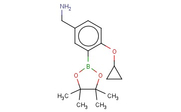 (4-CYCLOPROPOXY-3-(4,4,5,5-TETRAMETHYL-1,3,2-DIOXABOROLAN-2-YL)PHENYL)METHANAMINE