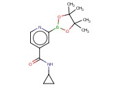 N-CYCLOPROPYL-2-(4,4,5,5-TETRAMETHYL-1,3,2-DIOXABOROLAN-2-YL)<span class='lighter'>ISONICOTINAMIDE</span>