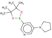 3-(PYRROLIDIN-1-YL)-5-(4,4,5,5-TETRAMETHYL-1,3,2-DIOXABOROLAN-2-YL)PYRIDINE