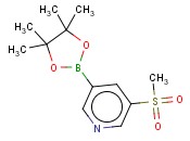 5-(METHYLSULFONYL)PYRIDINE-3-BORONIC ACID PINACOL ESTER
