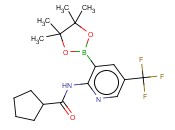 N-[3-(4,4,5,5-TETRAMETHYL-1,3,2-DIOXABOROLAN-2-YL)-5-(TRIFLUOROMETHYL)PYRIDIN-2-YL]CYCLOPENTANECARBOXAMIDE