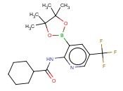 N-[3-(4,4,5,5-TETRAMETHYL-1,3,2-DIOXABOROLAN-2-YL)-5-(TRIFLUOROMETHYL)PYRIDIN-2-YL]CYCLOHEXANECARBOXAMIDE