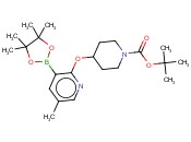 TERT-BUTYL 4-([5-METHYL-3-(4,4,5,5-TETRAMETHYL-1,3,2-DIOXABOROLAN-2-YL)PYRIDIN-2-YL]OXY)PIPERIDINE-1-CARBOXYLATE