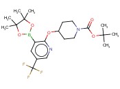 TERT-BUTYL 4-([3-(4,4,5,5-TETRAMETHYL-1,3,2-DIOXABOROLAN-2-YL)-5-(TRIFLUOROMETHYL)PYRIDIN-2-YL]OXY)PIPERIDINE-1-CARBOXYLATE