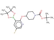 TERT-BUTYL 4-([5-FLUORO-3-(4,4,5,5-TETRAMETHYL-1,3,2-DIOXABOROLAN-2-YL)PYRIDIN-2-YL]OXY)PIPERIDINE-1-CARBOXYLATE