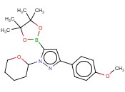 1-(TETRAHYDRO-2H-PYRAN-2-YL)-3-(4-METHOXYPHENYL)-1H-PYRAZOL-5-YLBORONIC ACID PINACOL ESTER