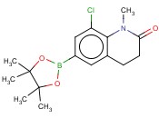 8-CHLORO-1-METHYL-6-(4,4,5,5-TETRAMETHYL-[1,3,2]DIOXABOROLAN-2-YL)-3,4-DIHYDRO-1H-QUINOLIN-2-ONE