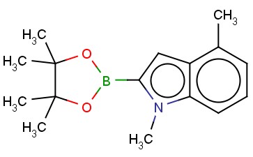 1,4-DIMETHYL-2-(4,4,5,5-TETRAMETHYL-1,3,2-DIOXABOROLAN-2-YL)-INDOLE
