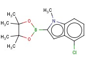 4-<span class='lighter'>氯</span>-1-甲基<span class='lighter'>吲哚</span>-2-硼酸频那醇酯