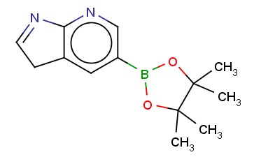 5-(4,4,5,5-TETRAMETHYL-<span class='lighter'>1,3,2</span>-DIOXABOROLAN-2-YL)-3H-PYRROLO[2,3-B]PYRIDINE