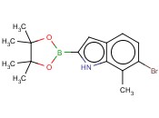 6-BROMO-7-METHYL-2-(4,4,5,5-TETRAMETHYL-1,3,2-DIOXABOROLAN-2-YL)-1H-INDOLE