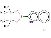 7-<span class='lighter'>BROMOINDOLE</span>-2-BORONIC ACID PINACOL ESTER
