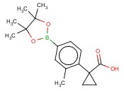 1-(2-METHYL-4-(4,4,5,5-TETRAMETHYL-1,3,2-DIOXABOROLAN-2-YL)PHENYL)CYCLOPROPANECARBOXYLIC ACID